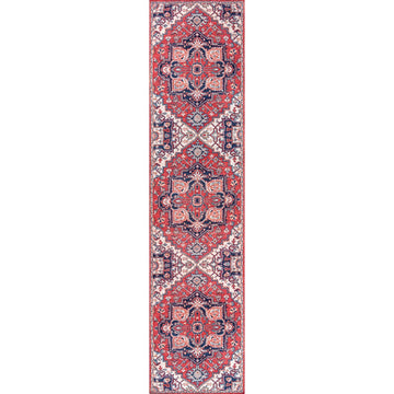 Cirali Ornate Large Medallion Washable Area Rug